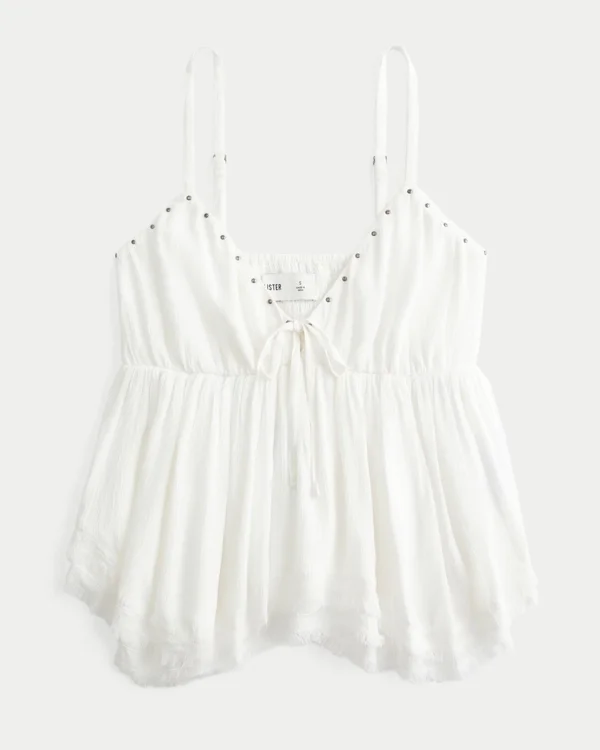 Easy Studded Babydoll Top Easy Studded Babydoll Top