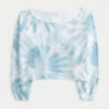 Easy Tie-Dye Double Off-the-Shoulder Sweatshirt