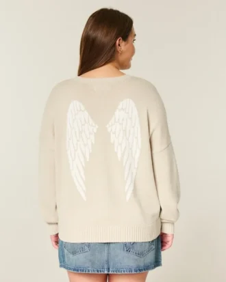 Easy Wings Graphic Crew Sweater