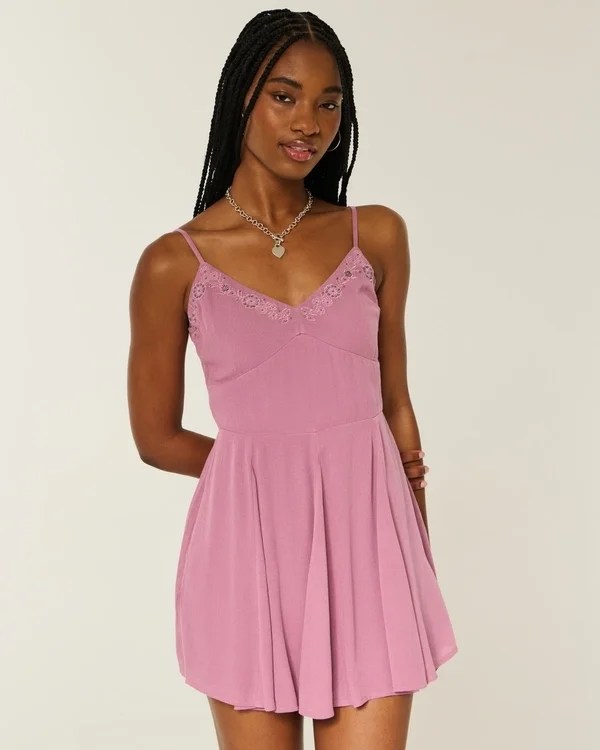 Embroidered Mini Dress Embroidered Mini Dress