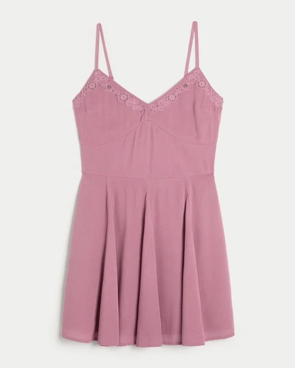 Embroidered Mini Dress Embroidered Mini Dress