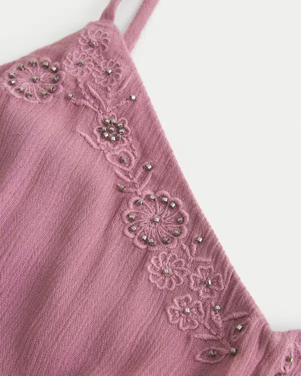 Embroidered Mini Dress Embroidered Mini Dress
