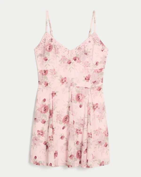 Embroidered Mini Dress Embroidered Mini Dress