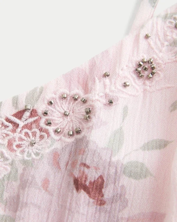 Embroidered Mini Dress Embroidered Mini Dress