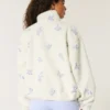 Embroidered Sherpa Fleece Jacket Embroidered Sherpa Fleece Jacket