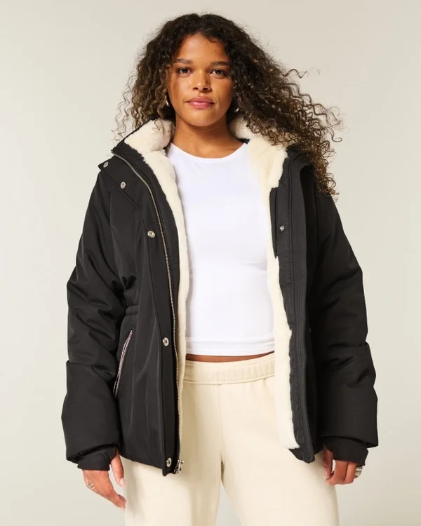 Faux Fur-Lined All-Weather Jacket Faux Fur-Lined All-Weather Jacket