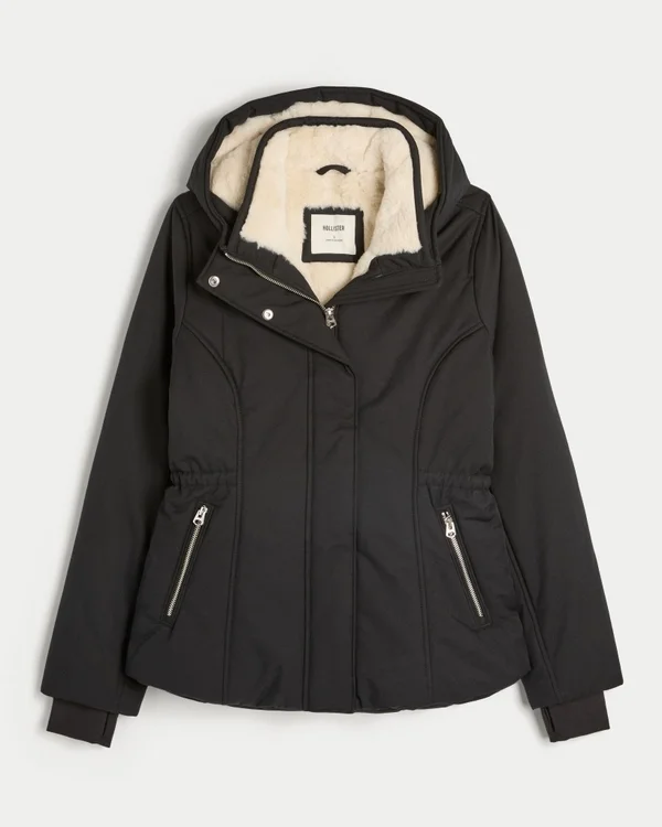 Faux Fur-Lined All-Weather Jacket Faux Fur-Lined All-Weather Jacket