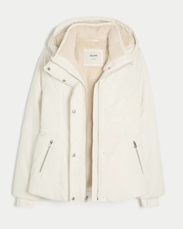 Faux Fur-Lined All-Weather Jacket Faux Fur-Lined All-Weather Jacket