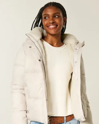 Faux Fur-Lined All-Weather Puffer Jacket