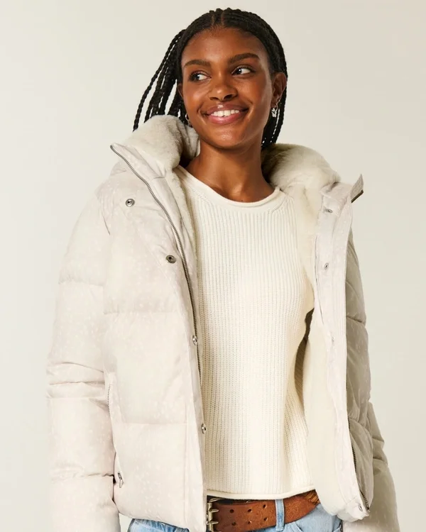 Faux Fur-Lined All-Weather Puffer Jacket Faux Fur-Lined All-Weather Puffer Jacket