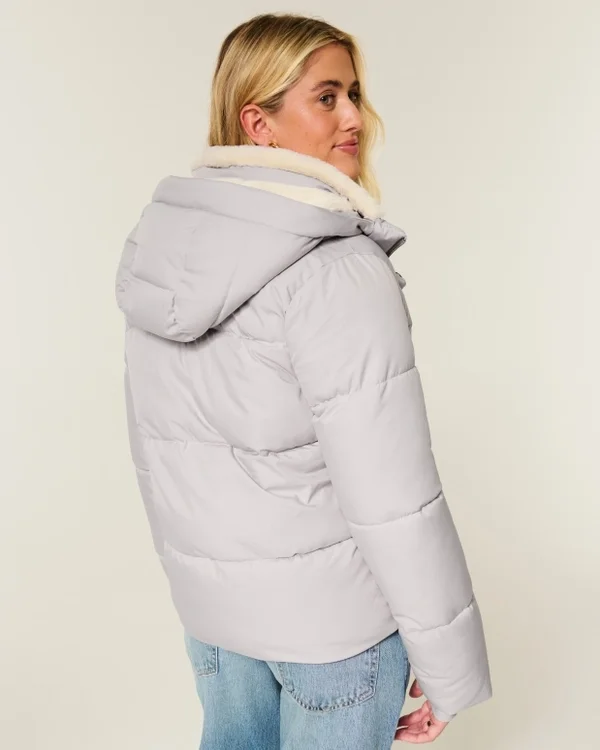 Faux Fur-Lined All-Weather Puffer Jacket Faux Fur-Lined All-Weather Puffer Jacket