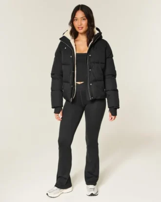 Faux Fur-Lined All-Weather Puffer Jacket