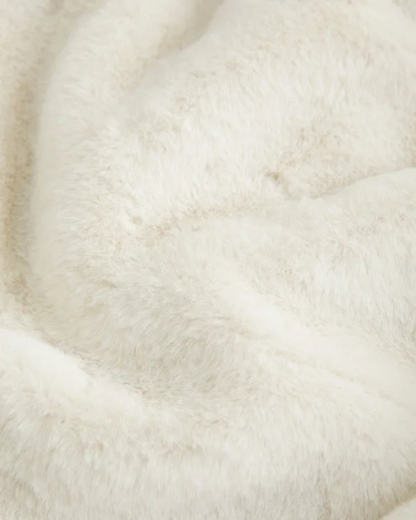 Faux Fur-Lined Bomber Jacket Faux Fur-Lined Bomber Jacket