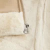 Faux Fur-Lined Faux Shearling Hoodie Jacket