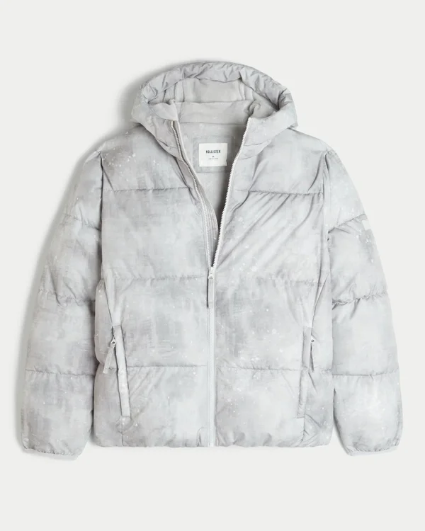 Faux Fur-Lined Hooded Puffer Jacket Faux Fur-Lined Hooded Puffer Jacket