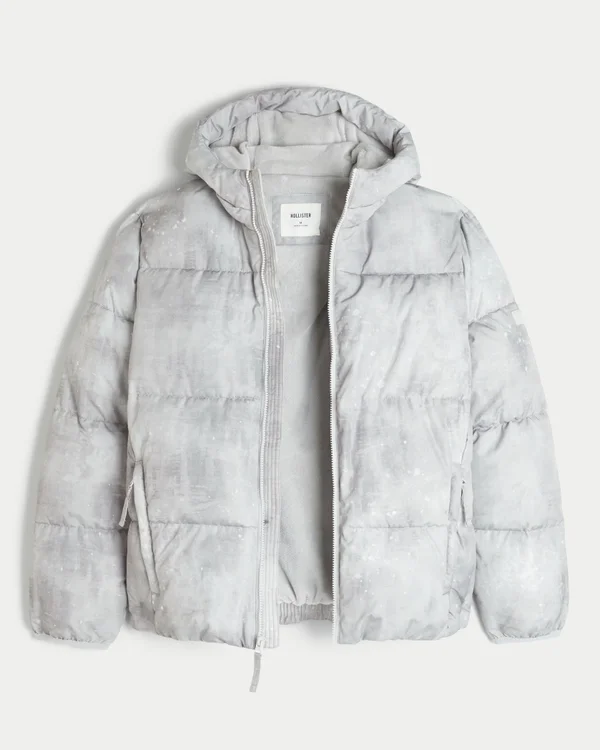 Faux Fur-Lined Hooded Puffer Jacket Faux Fur-Lined Hooded Puffer Jacket