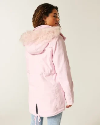 Faux Fur-Lined Parka Faux Fur-Lined Parka