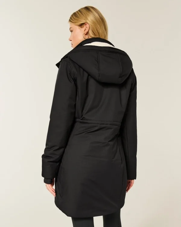 Faux Fur-Lined Parka Faux Fur-Lined Parka