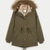 Faux Fur-Lined Parka Faux Fur-Lined Parka