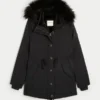 Faux Fur-Lined Parka Faux Fur-Lined Parka