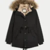 Faux Fur-Lined Parka Faux Fur-Lined Parka