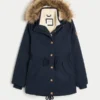 Faux Fur-Lined Parka Faux Fur-Lined Parka