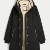 Faux Fur-Lined Parka Faux Fur-Lined Parka