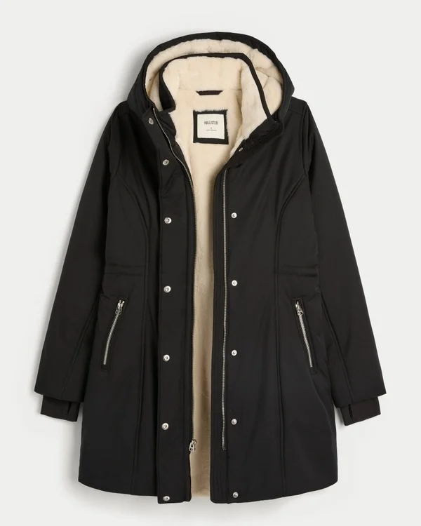 Faux Fur-Lined Parka Faux Fur-Lined Parka