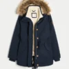 Faux Fur-Lined Parka Faux Fur-Lined Parka