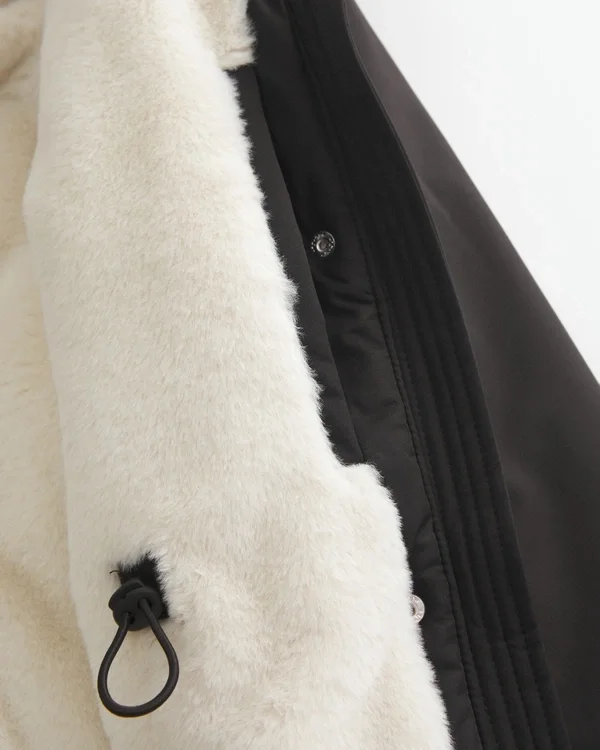 Faux Fur-Lined Parka Faux Fur-Lined Parka
