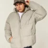 Faux Fur-Lined Puffer Jacket Faux Fur-Lined Puffer Jacket
