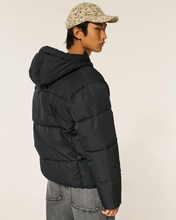 Faux Fur-Lined Puffer Jacket Faux Fur-Lined Puffer Jacket