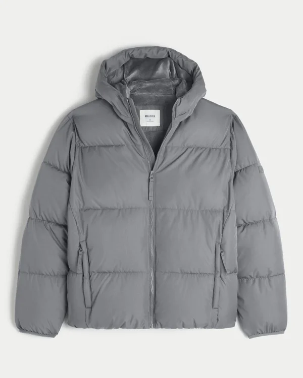 Faux Fur-Lined Puffer Jacket Faux Fur-Lined Puffer Jacket