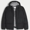 Faux Fur-Lined Puffer Jacket Faux Fur-Lined Puffer Jacket