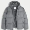 Faux Fur-Lined Puffer Jacket Faux Fur-Lined Puffer Jacket