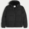 Faux Fur-Lined Puffer Jacket Faux Fur-Lined Puffer Jacket