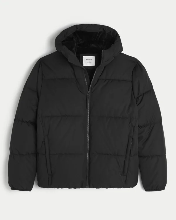 Faux Fur-Lined Puffer Jacket Faux Fur-Lined Puffer Jacket