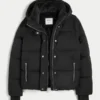 Faux Fur-Lined Puffer Jacket Faux Fur-Lined Puffer Jacket