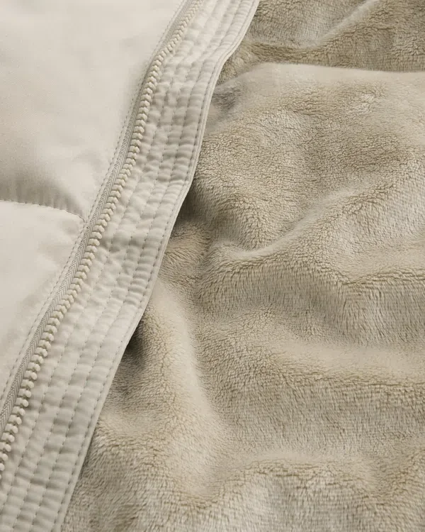 Faux Fur-Lined Puffer Jacket Faux Fur-Lined Puffer Jacket