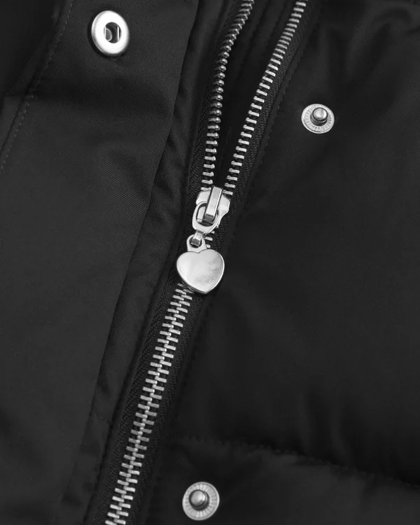 Faux Fur-Lined Puffer Jacket Faux Fur-Lined Puffer Jacket