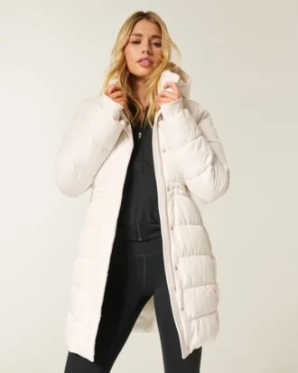 Faux Fur-Lined Puffer Parka