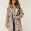 Faux Fur-Lined Puffer Parka Faux Fur-Lined Puffer Parka