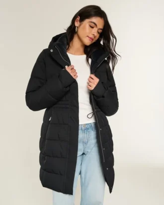 Faux Fur-Lined Puffer Parka