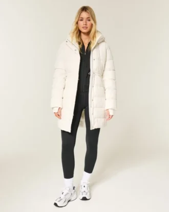 Faux Fur-Lined Puffer Parka