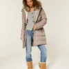 Faux Fur-Lined Puffer Parka Faux Fur-Lined Puffer Parka