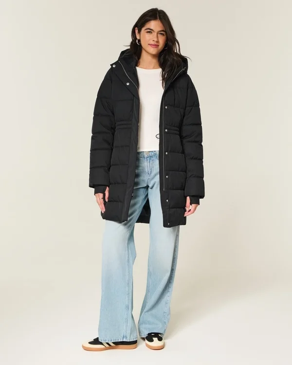 Faux Fur-Lined Puffer Parka Faux Fur-Lined Puffer Parka