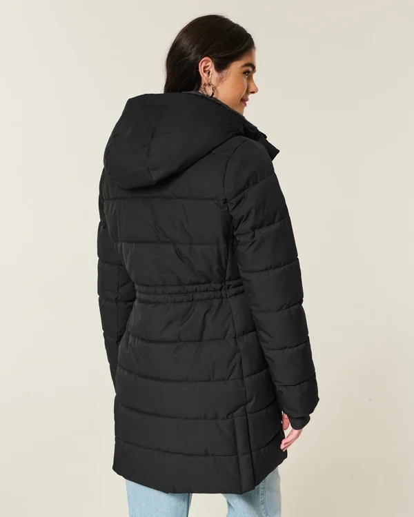 Faux Fur-Lined Puffer Parka Faux Fur-Lined Puffer Parka