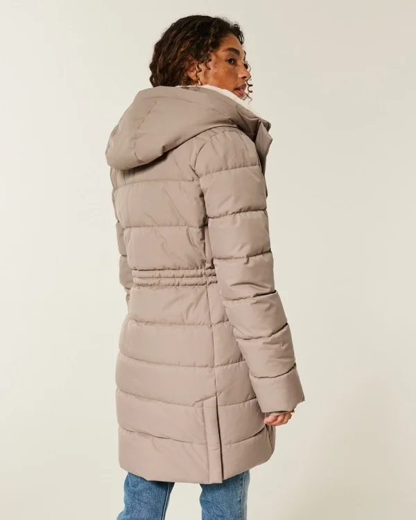 Faux Fur-Lined Puffer Parka Faux Fur-Lined Puffer Parka