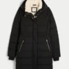 Faux Fur-Lined Puffer Parka