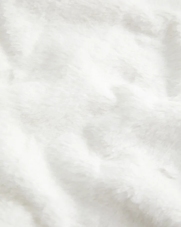 Faux Fur-Lined Zip-Up Hoodie Faux Fur-Lined Zip-Up Hoodie